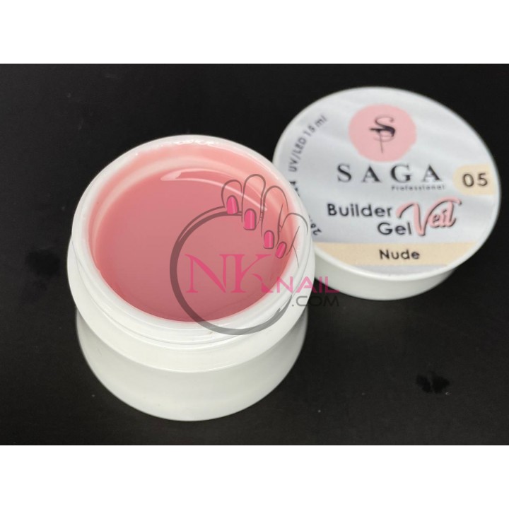 Гель Saga Builder Gel Veil №005, 15 мл